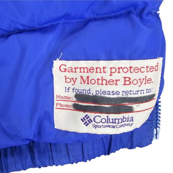 Columbia Jacket Kid Size 7 8 Purple Tectonite Heavyweight Down Hooded Snow Coat - Picture 16 of 16